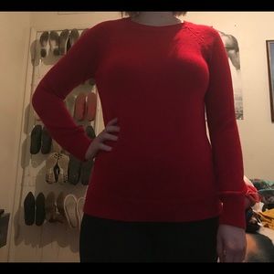 Red sweater